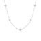 Love By The Inch 5 Station Flower Necklace - 1